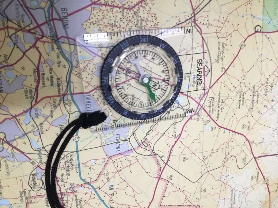 All in One Outdoor Hiking Camping Baseplate Compass MM INCH Map Ruler